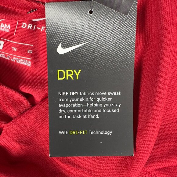 Nike NFL Tampa Bay Buccaneers Hoodie Shirt Womens XL Red & Gray Dri-Fit - Picture 5 of 13